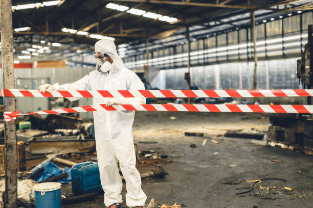 Professional Trauma Scene Cleanup technician working in Dawson, TX